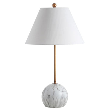Miami 29" Minimalist Resin/Metal LED Table Lamp - JONATHAN Y